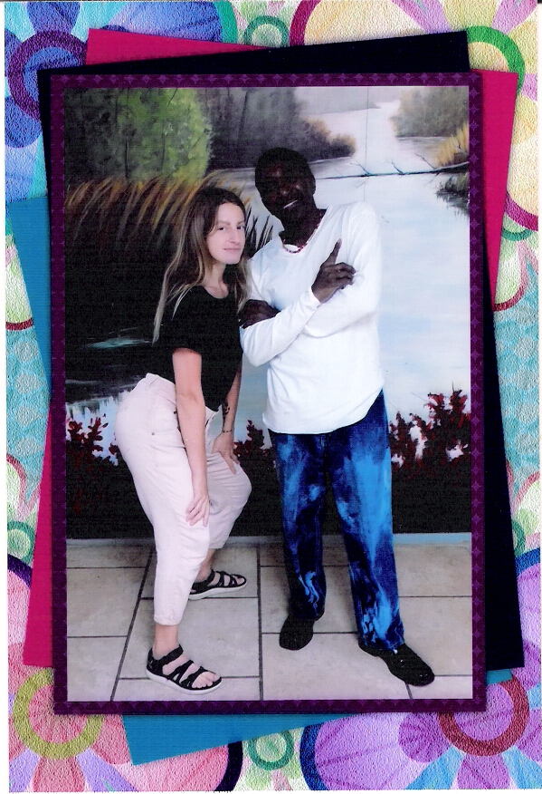 Kenny Zulu Whitmore with his friend Riley